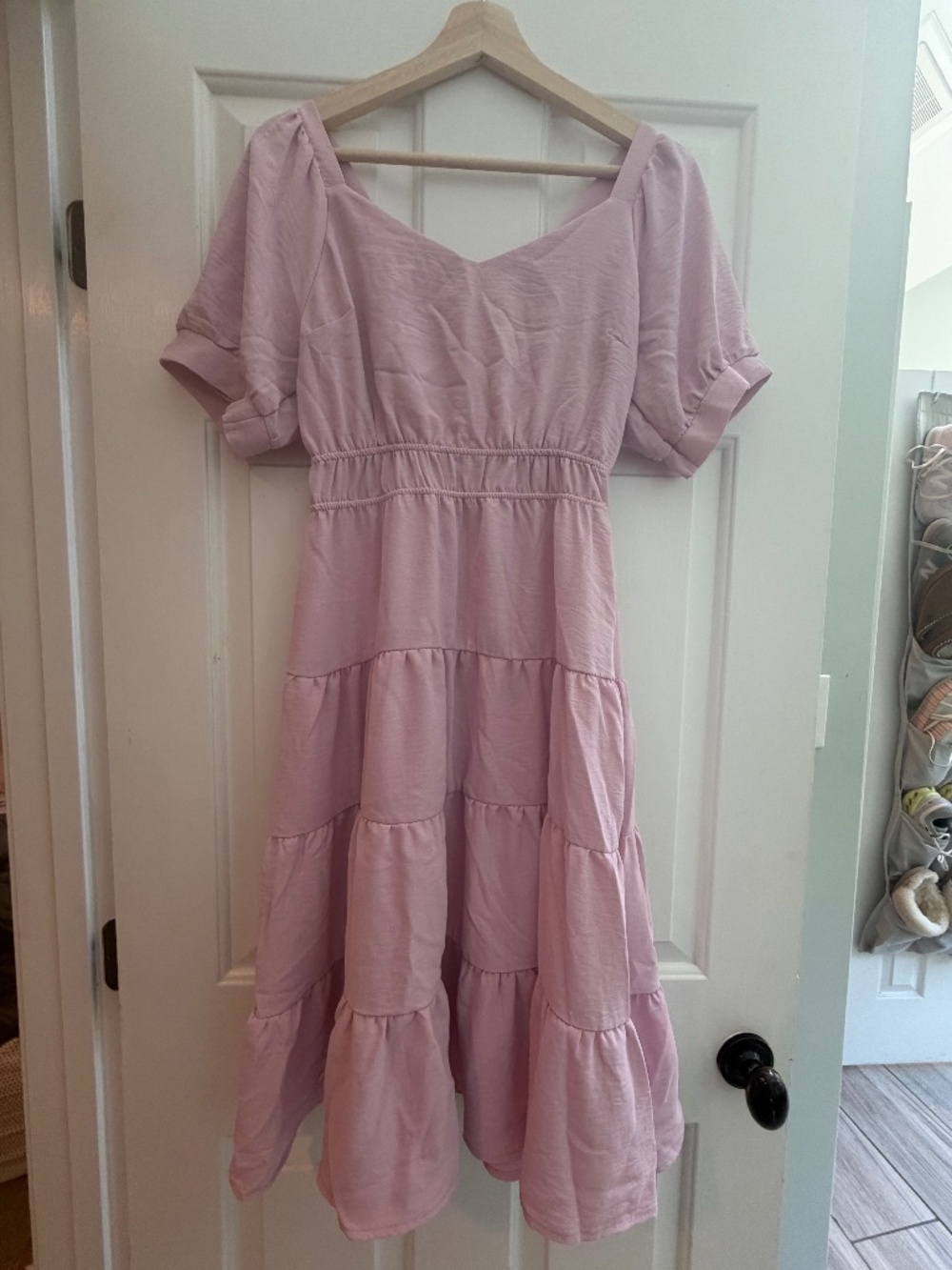 Womens pink Midi dress